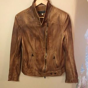 Vera Pelle leather jacket. Sz M.